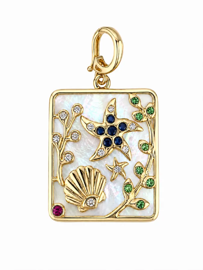 Sea Garden Tableau Pendant by Maison Kastel