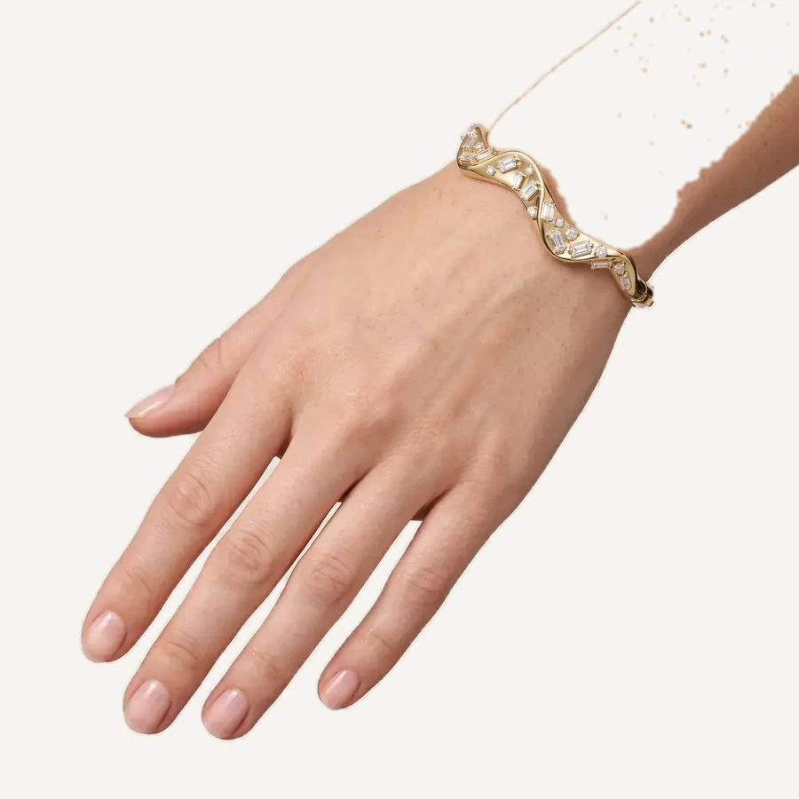 Aegean Bangle — Yellow Gold by Maison Kastel