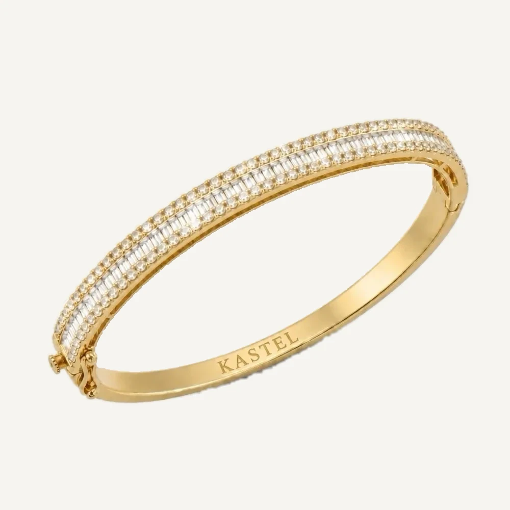 Elaia Bangle — Yellow Gold