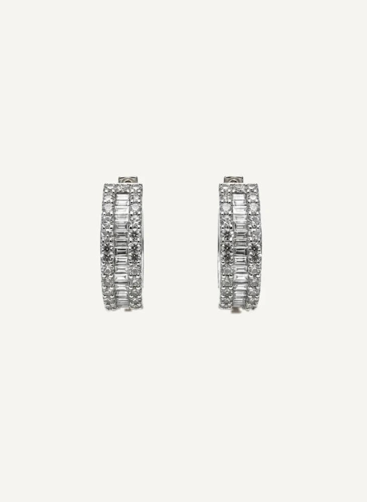 Fyllo Hoops — Yellow Gold, alternate view