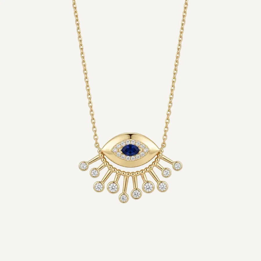 Aegean Evil Eye Pendant by Maison Kastel