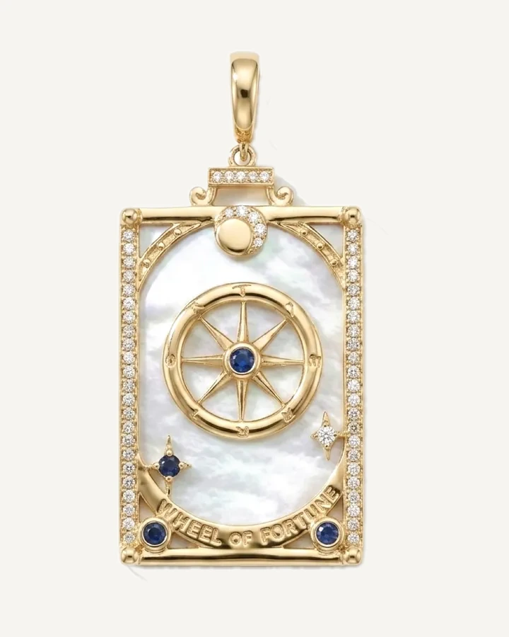 Wheel of Fortune Pendant by Maison Kastel